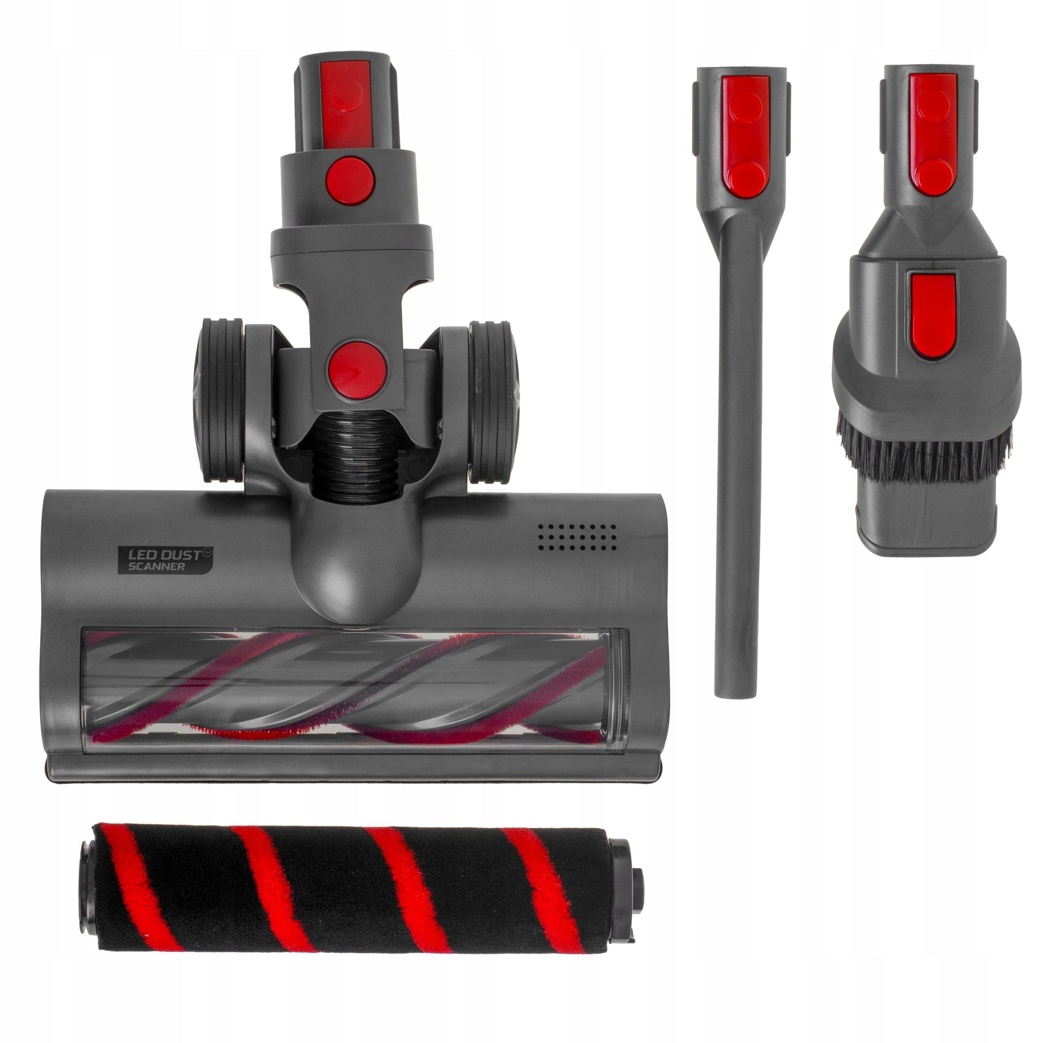 Belaidis vertikalus dulkių siurblys 400W 29,6V, be maišelio, su elektriniu šepečiu, lengvas