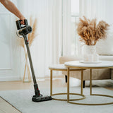 Belaidis vertikalus dulkių siurblys 400W 29,6V, be maišelio, su elektriniu šepečiu, lengvas