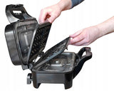 Virtuvinis keptuvas 3in1: grilis, vaflių keptuvė, sumuštinių keptuvė, skrudintuvas. Galingas smulkios buitinės technikos prietaisas