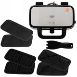 Virtuvinis keptuvas 3in1: grilis, vaflių keptuvė, sumuštinių keptuvė, skrudintuvas. Galingas smulkios buitinės technikos prietaisas