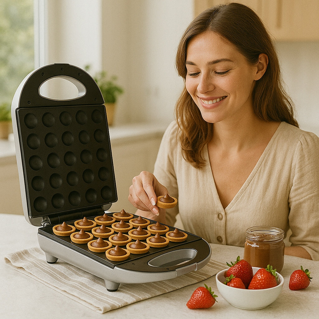 Kepimo aparatas riešutų formelėms AVENIDO AV3090 - Greiti namų kepiniai