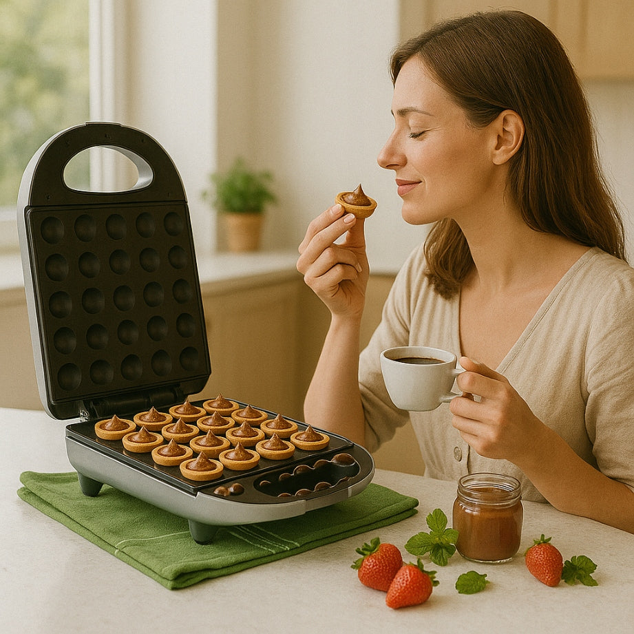 Kepimo aparatas riešutų formelėms AVENIDO AV3090 - Greiti namų kepiniai