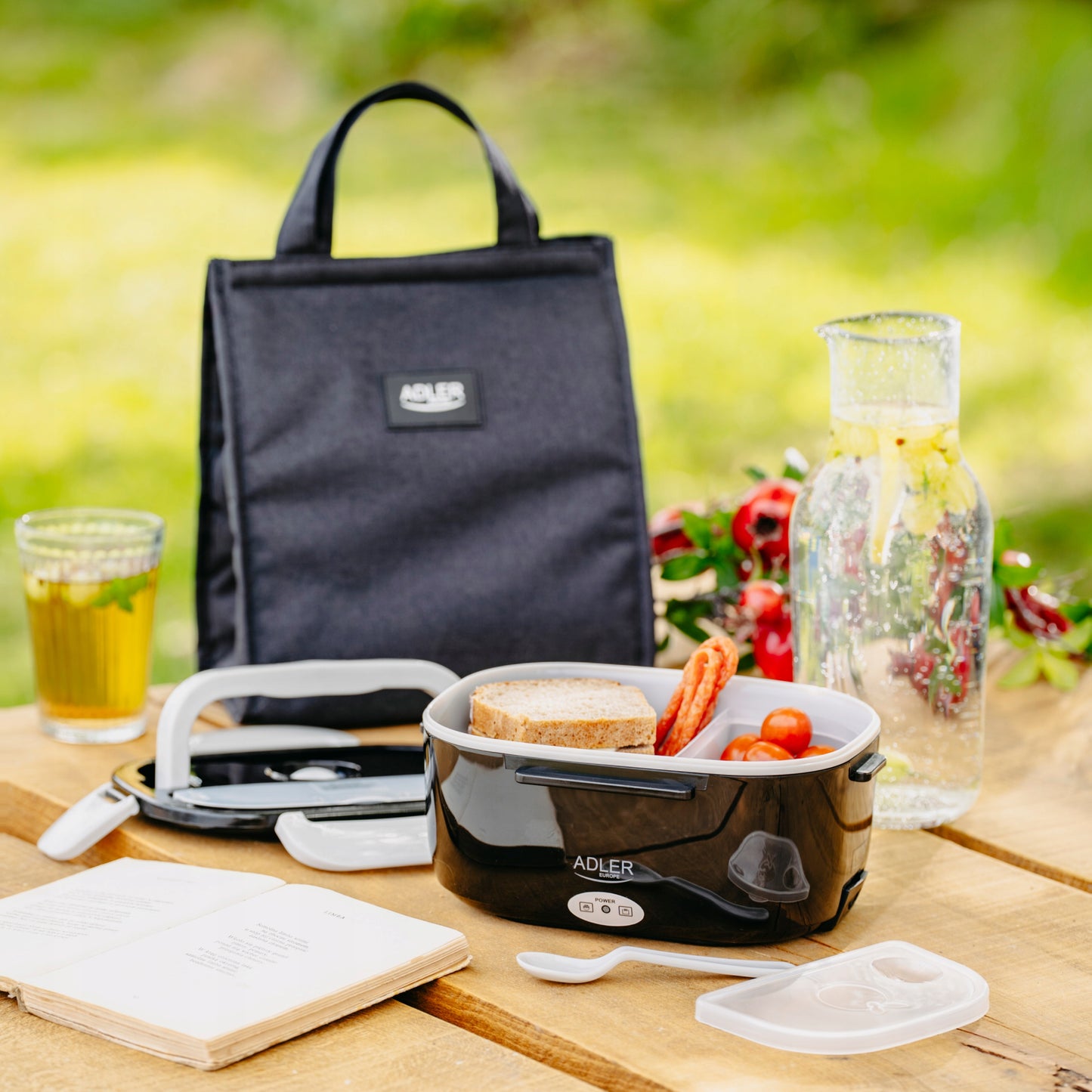 Sumuštinių keptuvas Panini Grill 1400W + Elektrinė pietų dėžutė