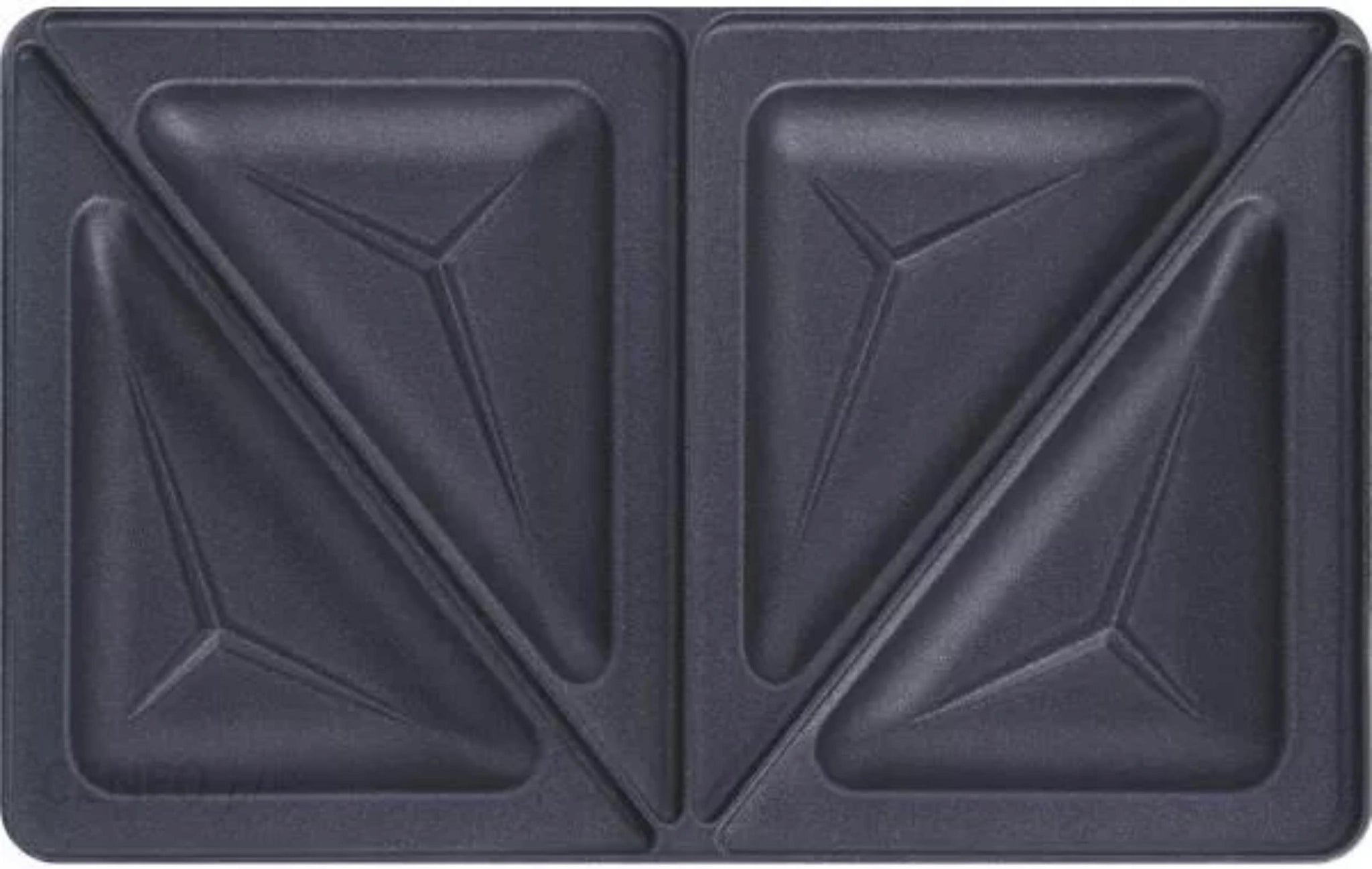 XXL sumuštinių keptuvas, skrudintuvas, trikampiai, 1300W