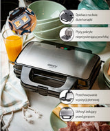 Sumuštinių keptuvas XL 1300W su nepridegančia danga