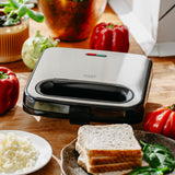 Sumuštinių skrudintuvas Tosteris Traškūs Skrebučiai Trikampiai Neprideganti Danga 000W Adler