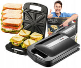 Sumuštinių keptuvas, skrudintuvas, sumuštiniams, trikampiai, 2000W, nepridegančia danga