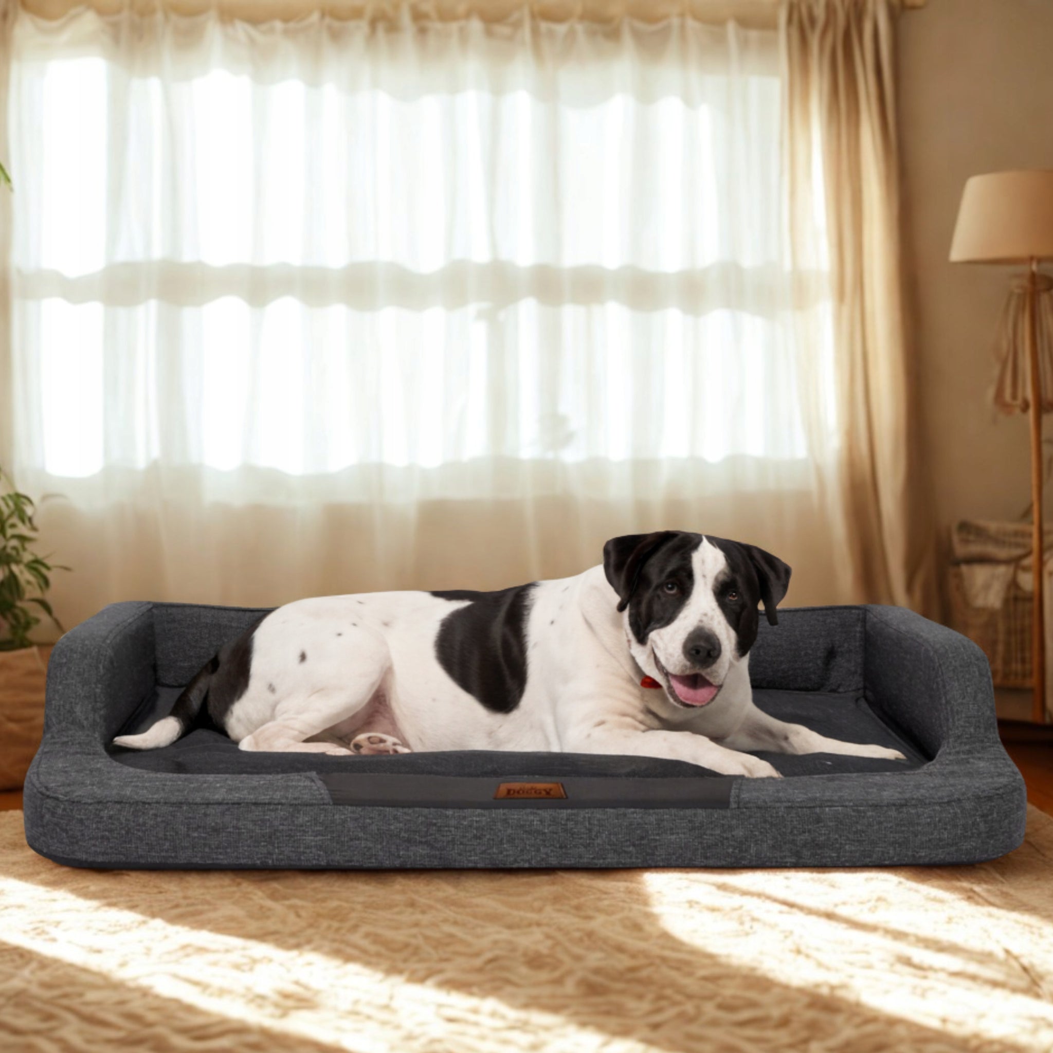 Ortopedinis šunų gultas, storas čiužinys - 120 cm x 80 cm