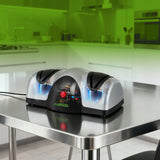 Elektrinis peilių galąstuvas namams ir sodui, 2 pakopų virtuvės reikmenys