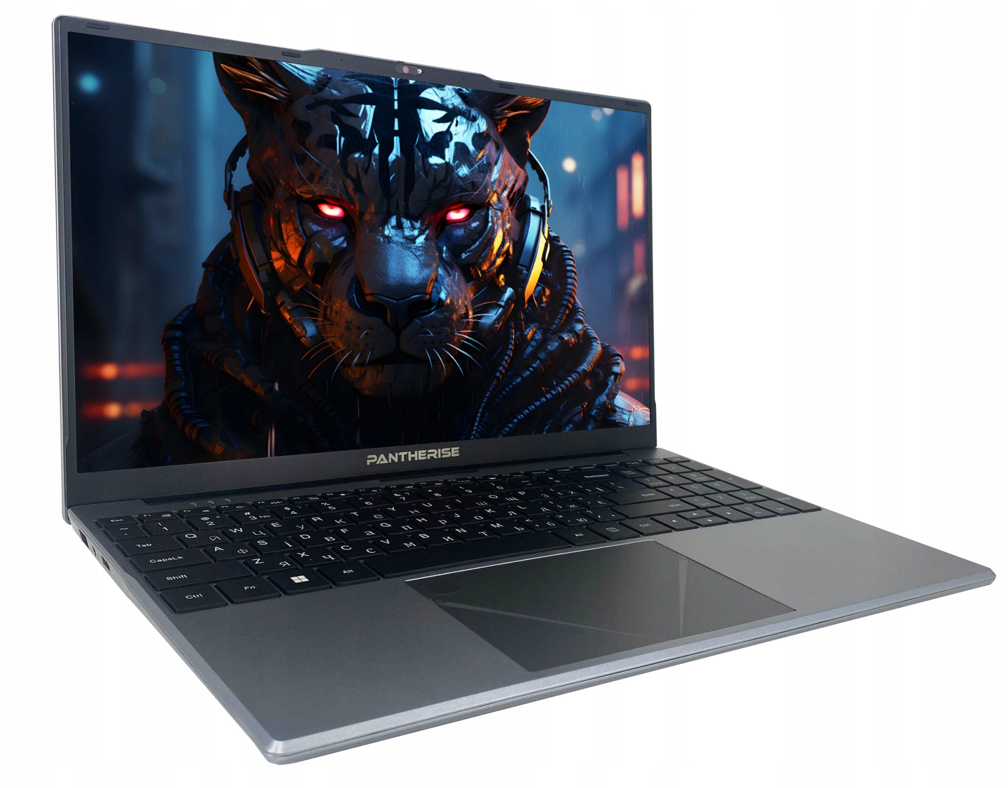 PANTHERISE UKRAINIEČIŲ KALbos klaviatūra 15.6" FHD INTEL 4x2,9GHz 16/512GB W11 Pro
