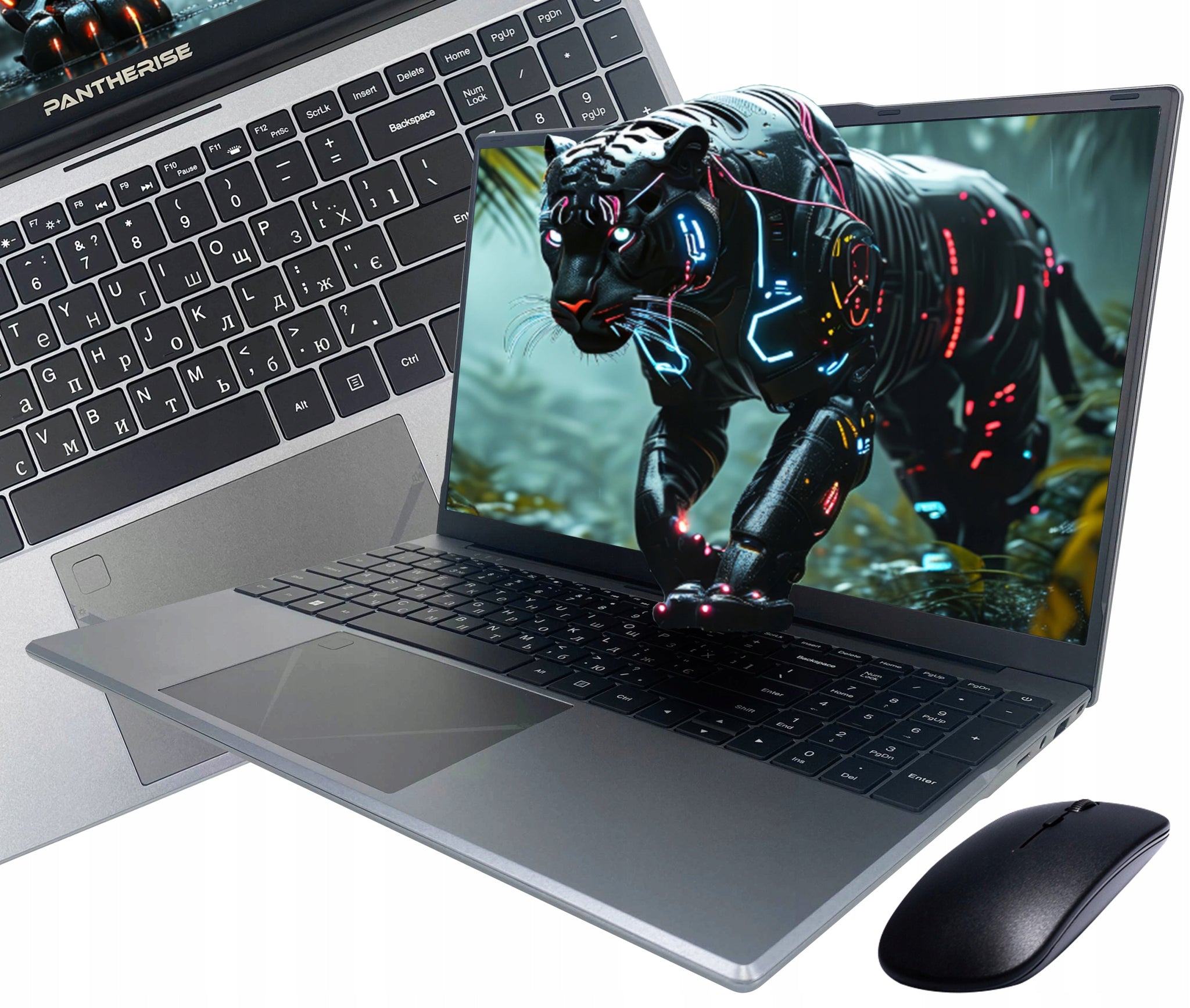 PANTHERISE UKRAINIEČIŲ KALbos klaviatūra 15.6" FHD INTEL 4x2,9GHz 16/512GB W11 Pro