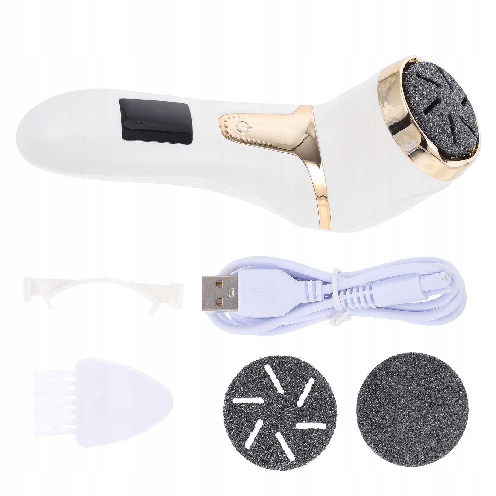 ELEKTRINĖ KOJŲ PEDIKŪRO MAŠINĖLĖ ŠLIFAVIMUI SU ŠVITRINIU POPIERIUMI