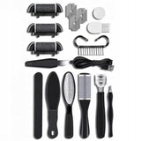 ELEKTRINIS NAGŲ DILDĖ KOJOMS, KULAMS, BEVIELĖ FREZA + PRIEDŲ RINKINYS