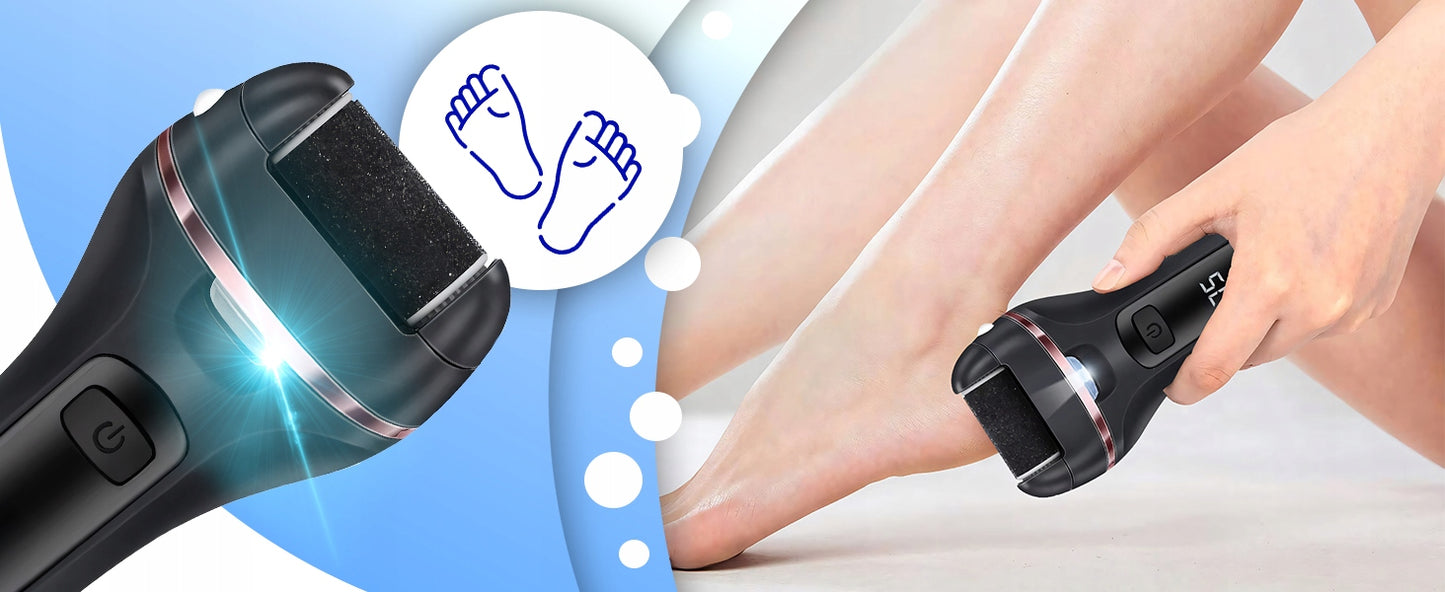 ELEKTRINIS NAGŲ DILDĖ KOJOMS, KULAMS, BEVIELĖ FREZA + PRIEDŲ RINKINYS