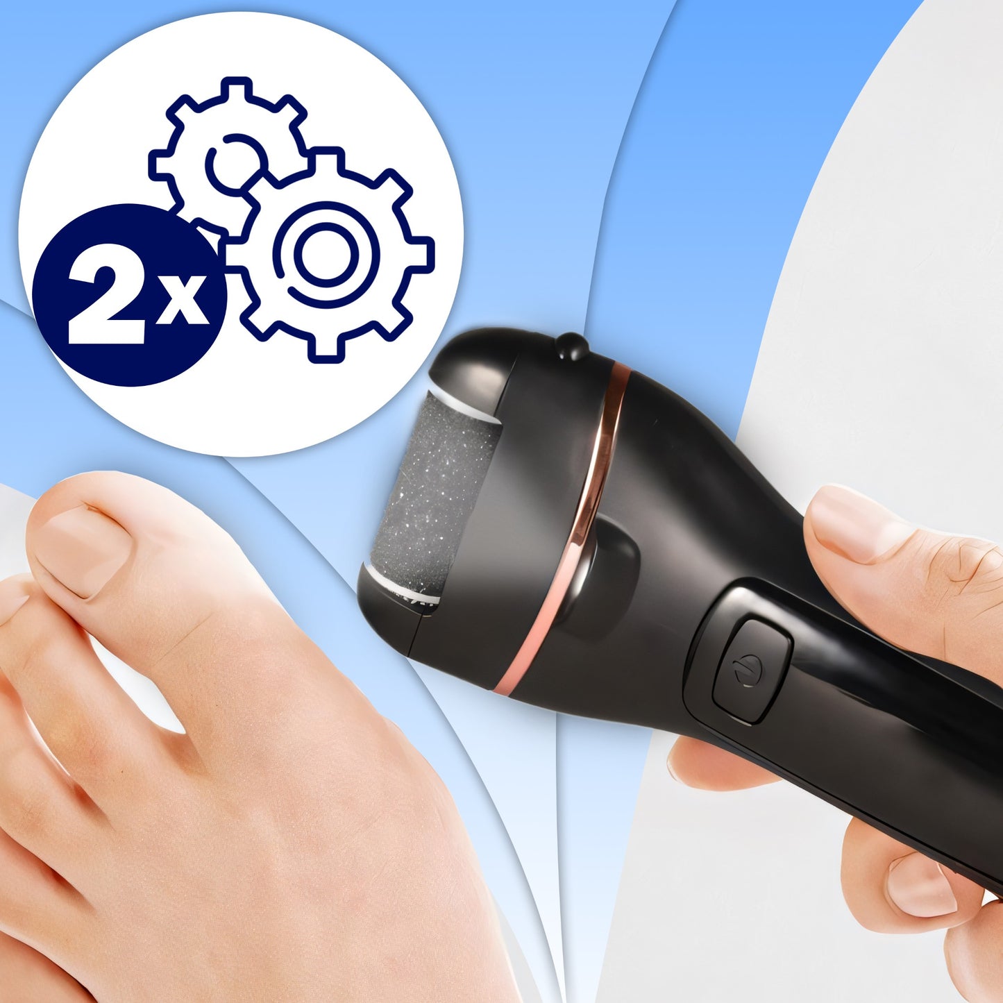 ELEKTRINIS NAGŲ DILDĖ KOJOMS, KULAMS, BEVIELĖ FREZA + PRIEDŲ RINKINYS