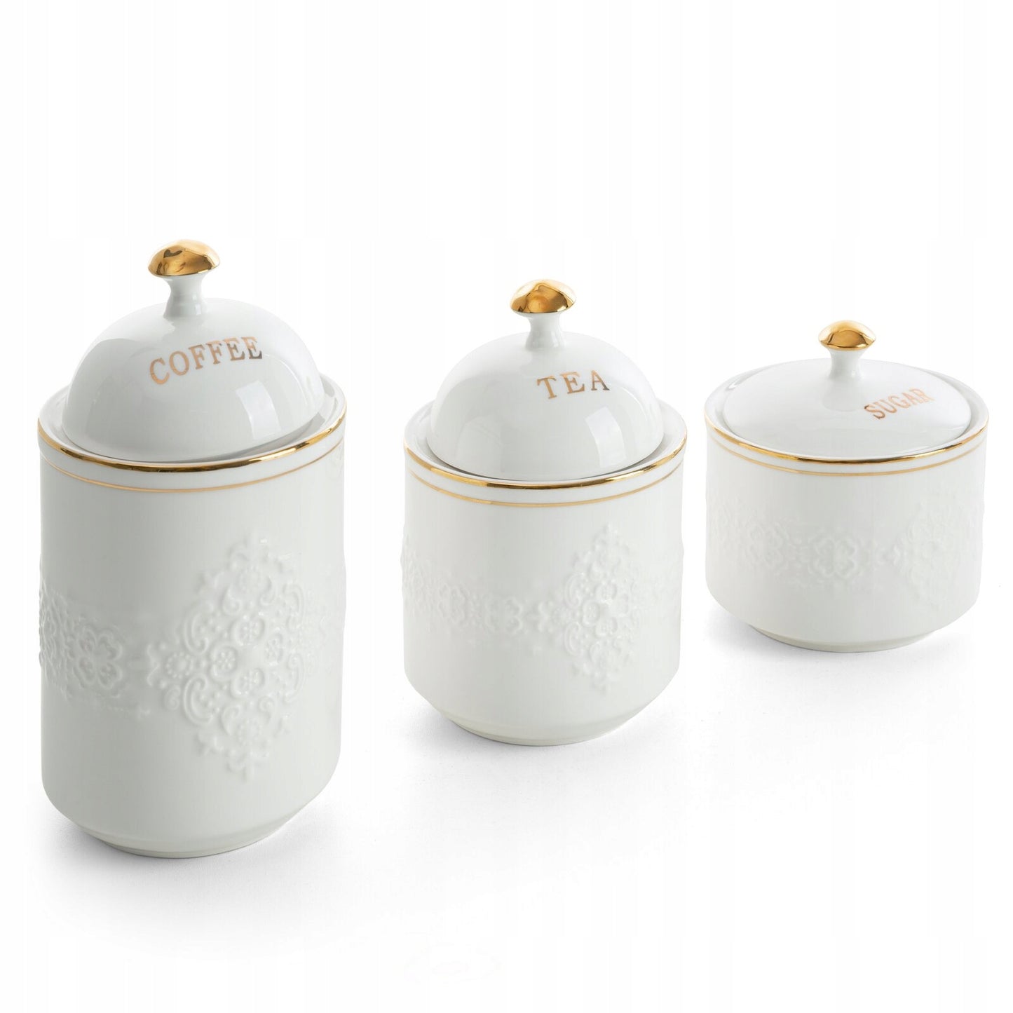 OLIVIA konteinerių rinkinys 3 vnt. baltas