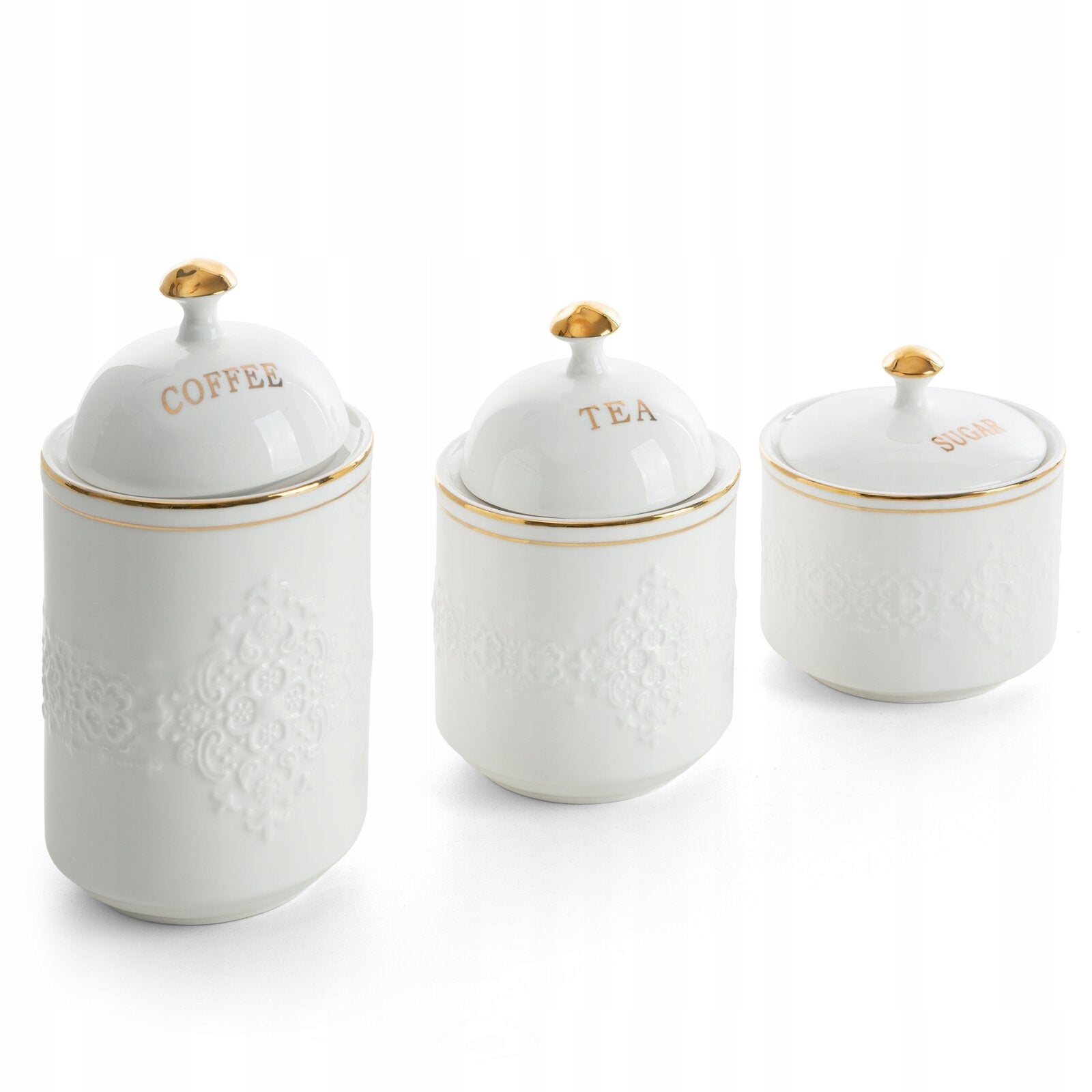 OLIVIA konteinerių rinkinys 3 vnt. baltas