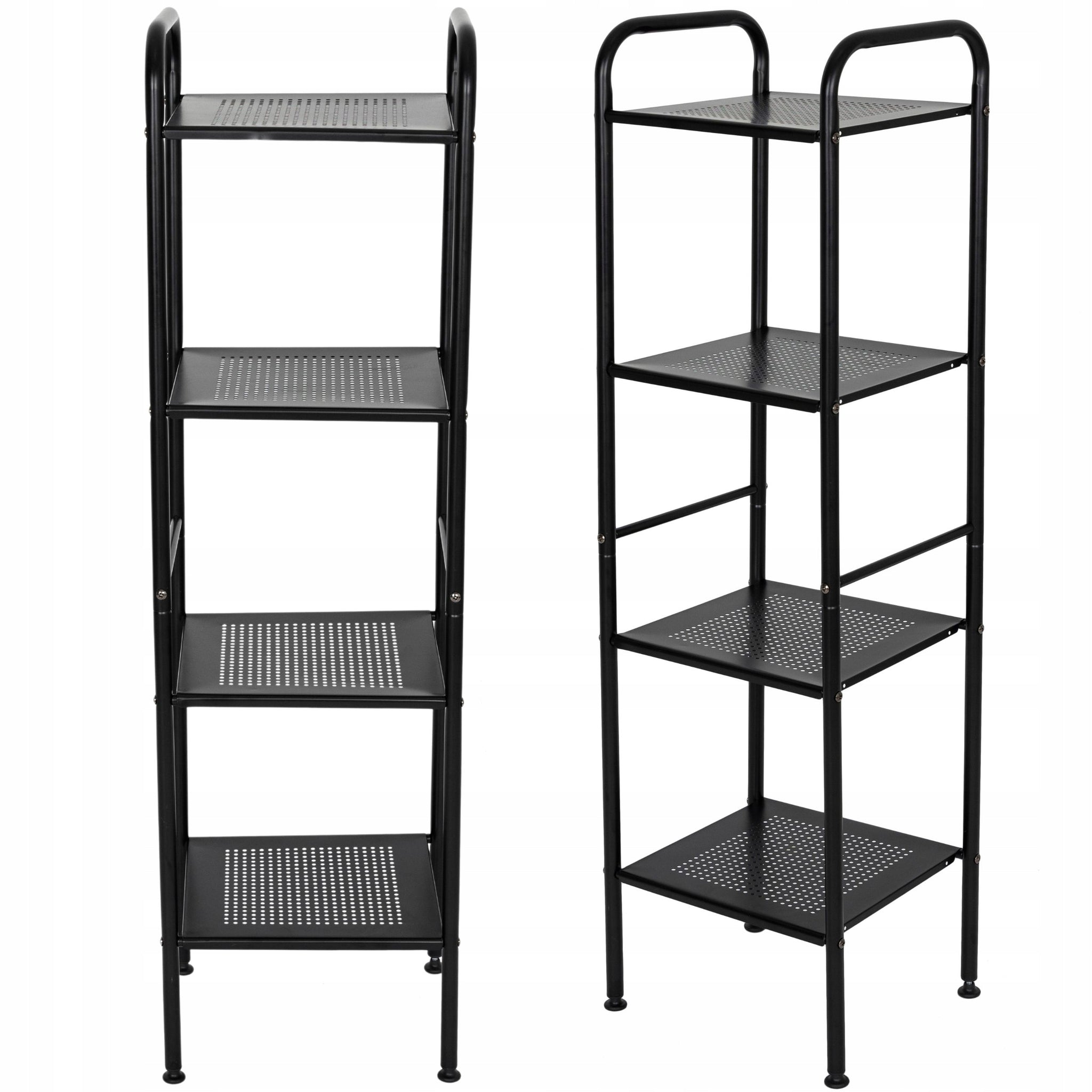 Vonios/virtuvės lentyna, pastatomas stovas, spintelė, juoda