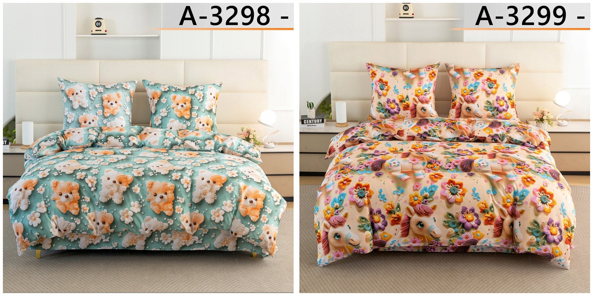 PATALynĖ 140x200 MEDVILNĖS PATALYNĖS KOMPLEKTAS + PAGALVĖS UŽVALKALAS, RAŠTŲ PASIRINKIMAS, 2 VNT.