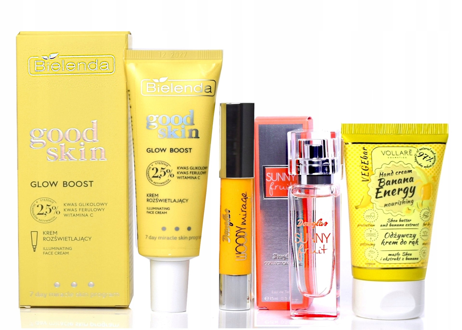 KALĖDINĖ DOVANA MOTERIMS KOSMETIKOS ŠVENTINIS RINKINYS + DOVANŲ KREPŠYS