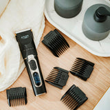 PROFESIONALI Belaidė Plaukų Kirpimo Mašinėlė su LCD ir Tonavimo Funkcija