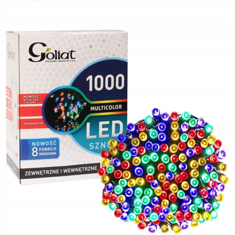Programuojamas programatorius 1000 LED girlianda ilga lauko Goliat