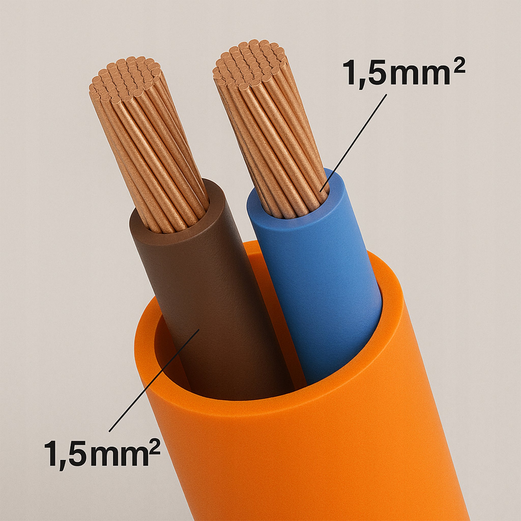 SODINĖ GALIINĖ LAIDINĖ PRIEMONĖ ŽIBINTAMS, VEJAPjAUTUVAMS, STATYBOMS, STORAS LAIDAS 2x1,5mm 30m