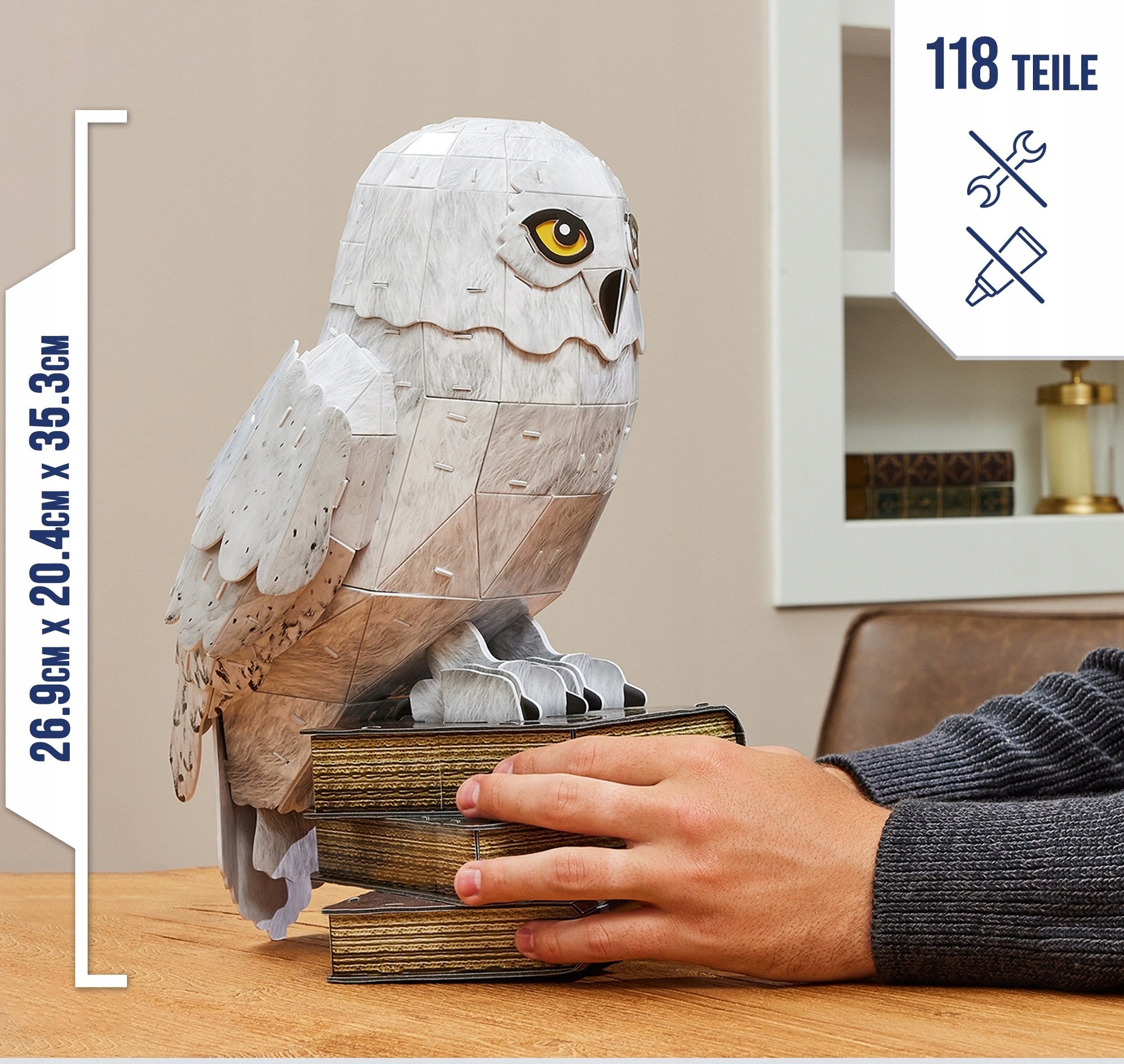 HARI POTERIO 3D GALVOS STARINIS MODELIS, 4D DĖLIONĖ FIGŪRĖLĖ