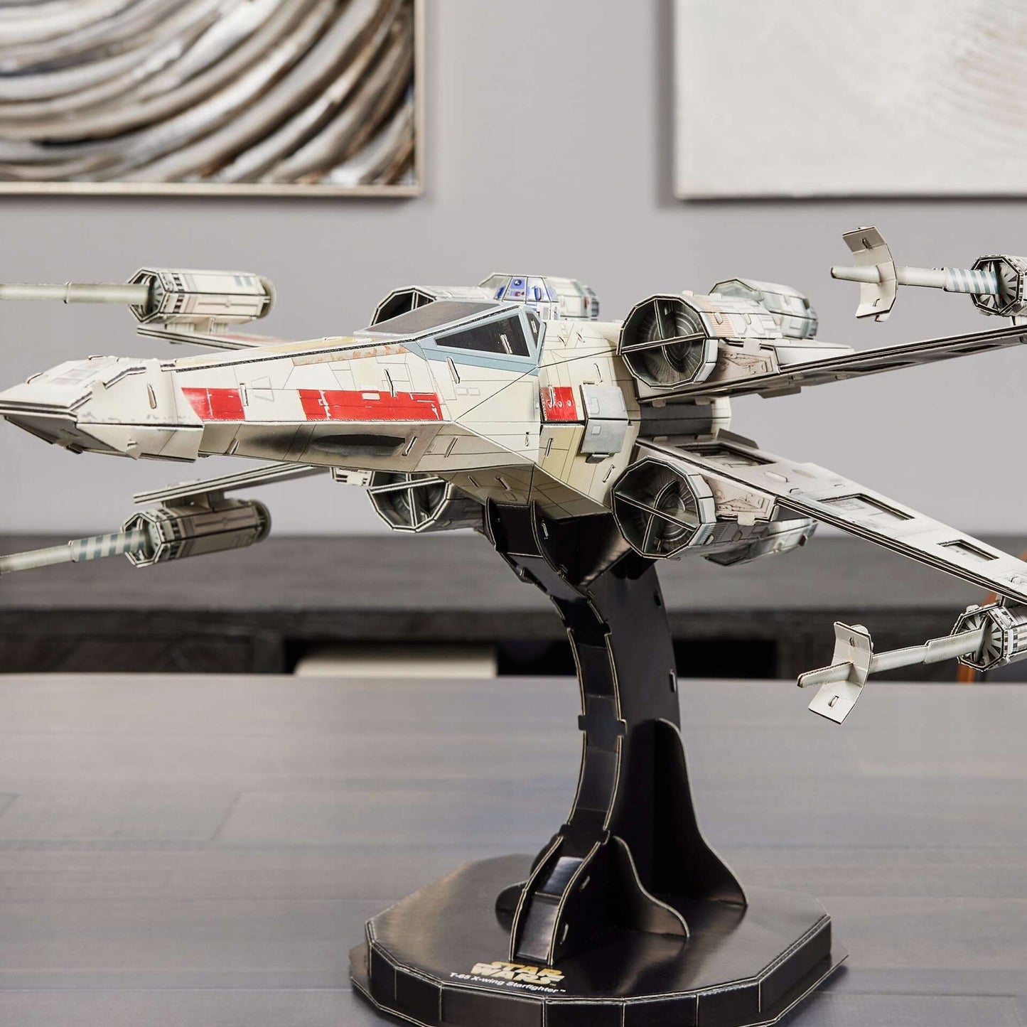 3D DĖLIONĖ "STAR WARS" X-WING MODELIS INCOM T-65 38 CM
