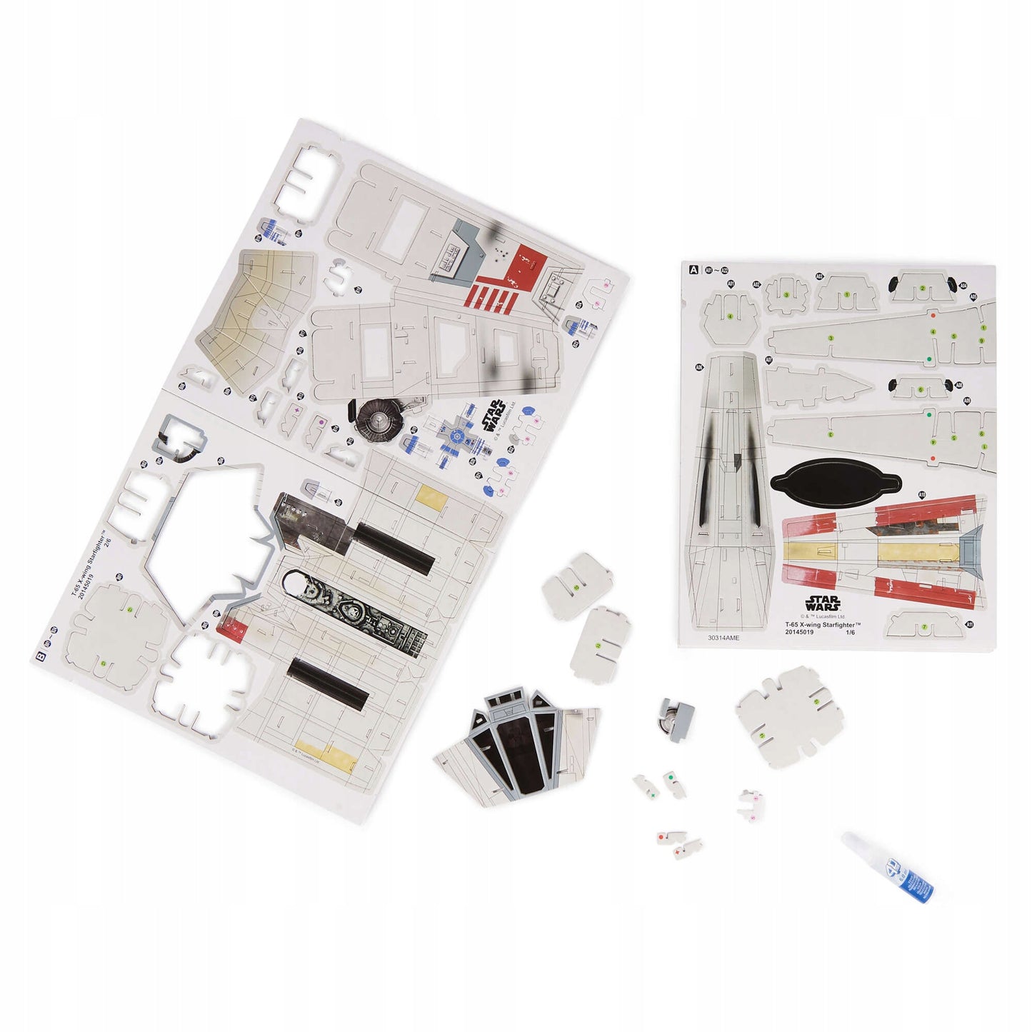 3D DĖLIONĖ "STAR WARS" X-WING MODELIS INCOM T-65 38 CM