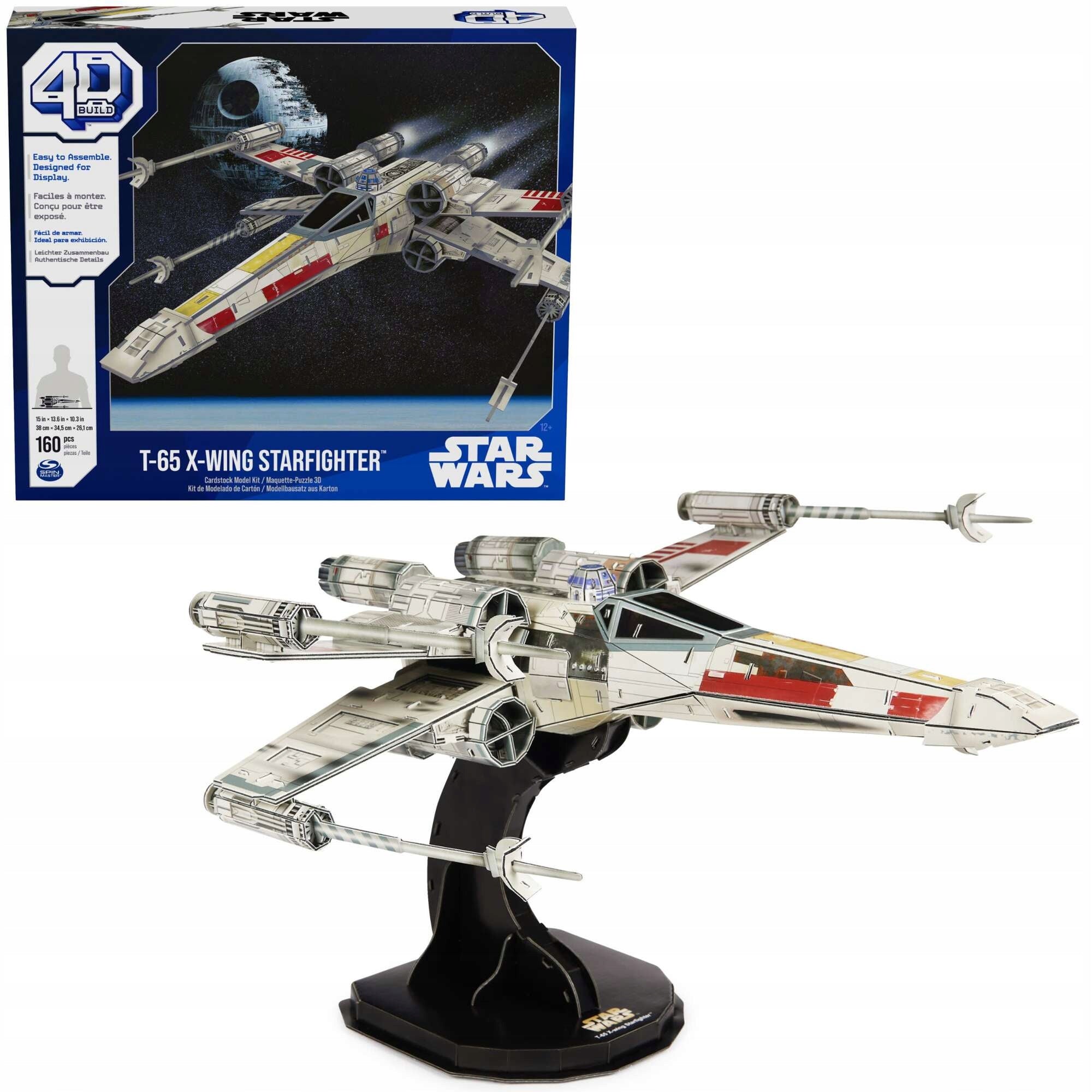 3D DĖLIONĖ "STAR WARS" X-WING MODELIS INCOM T-65 38 CM