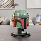 DĖLIONĖ 3D ŽVAIGŽDŽIŲ KARAI "BOBA FETT" ŠALMO MODELIS 3D DĖLIONĖ 4D BUILD 20CM