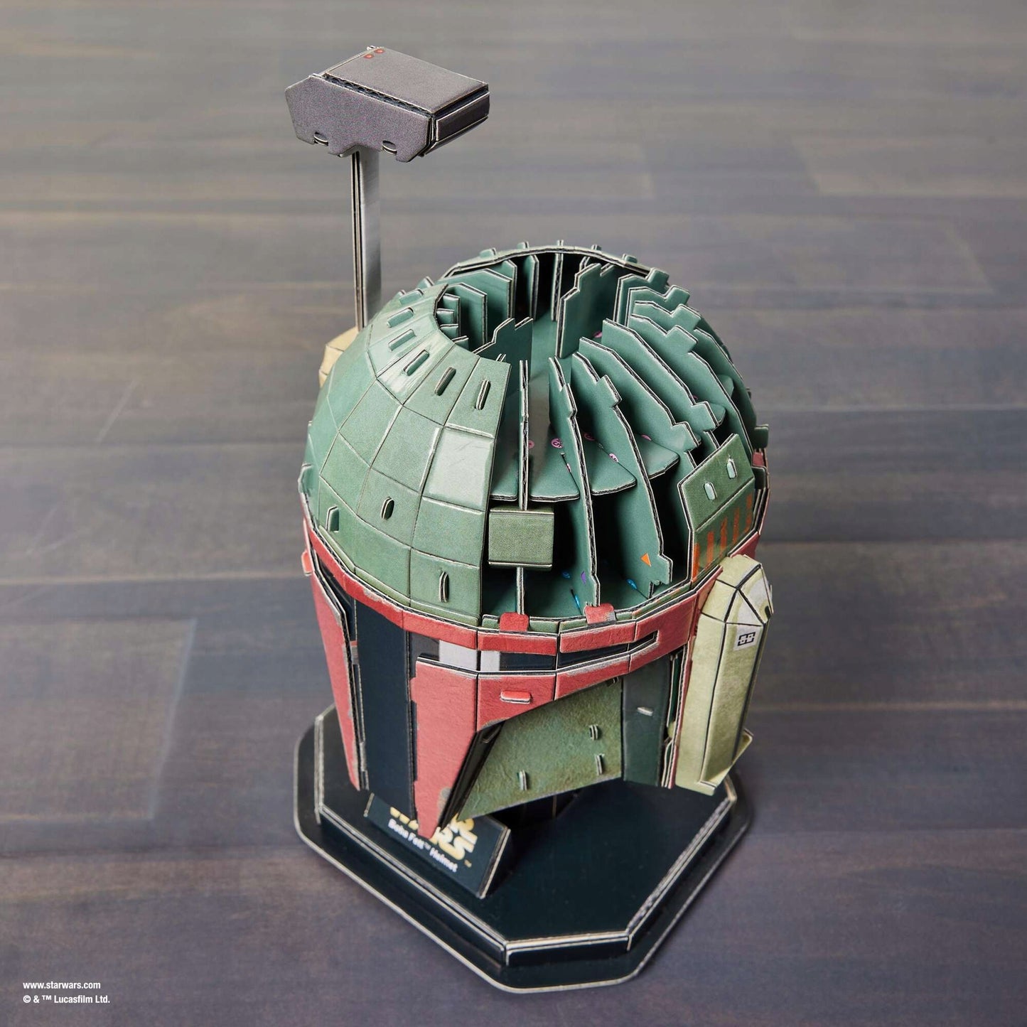 DĖLIONĖ 3D ŽVAIGŽDŽIŲ KARAI "BOBA FETT" ŠALMO MODELIS 3D DĖLIONĖ 4D BUILD 20CM