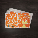 DĖLIONĖ 4D ORIGAMI POKEMON CHARMANDER MODELIS 3D SURINKIMO 241 ELEMENTAS. 25,5 CM