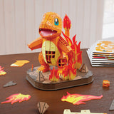 DĖLIONĖ 4D ORIGAMI POKEMON CHARMANDER MODELIS 3D SURINKIMO 241 ELEMENTAS. 25,5 CM