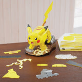 DĖLIONĖ SURINKIMUI "POKEMON PIKACHU MODEL 3D DO ZŁOŻENIA 201 ELEMENTÓW 33 CM" 4D BUILD