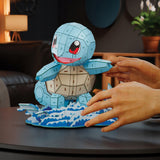 DĖLIONĖ 4D SUDURK PASAULĮ SU TAVO MĖGSTAMU POKEMONU SQUIRTLE 3D MODELIS SURINKIMUI 180 ELEMENTŲ 23,5 CM