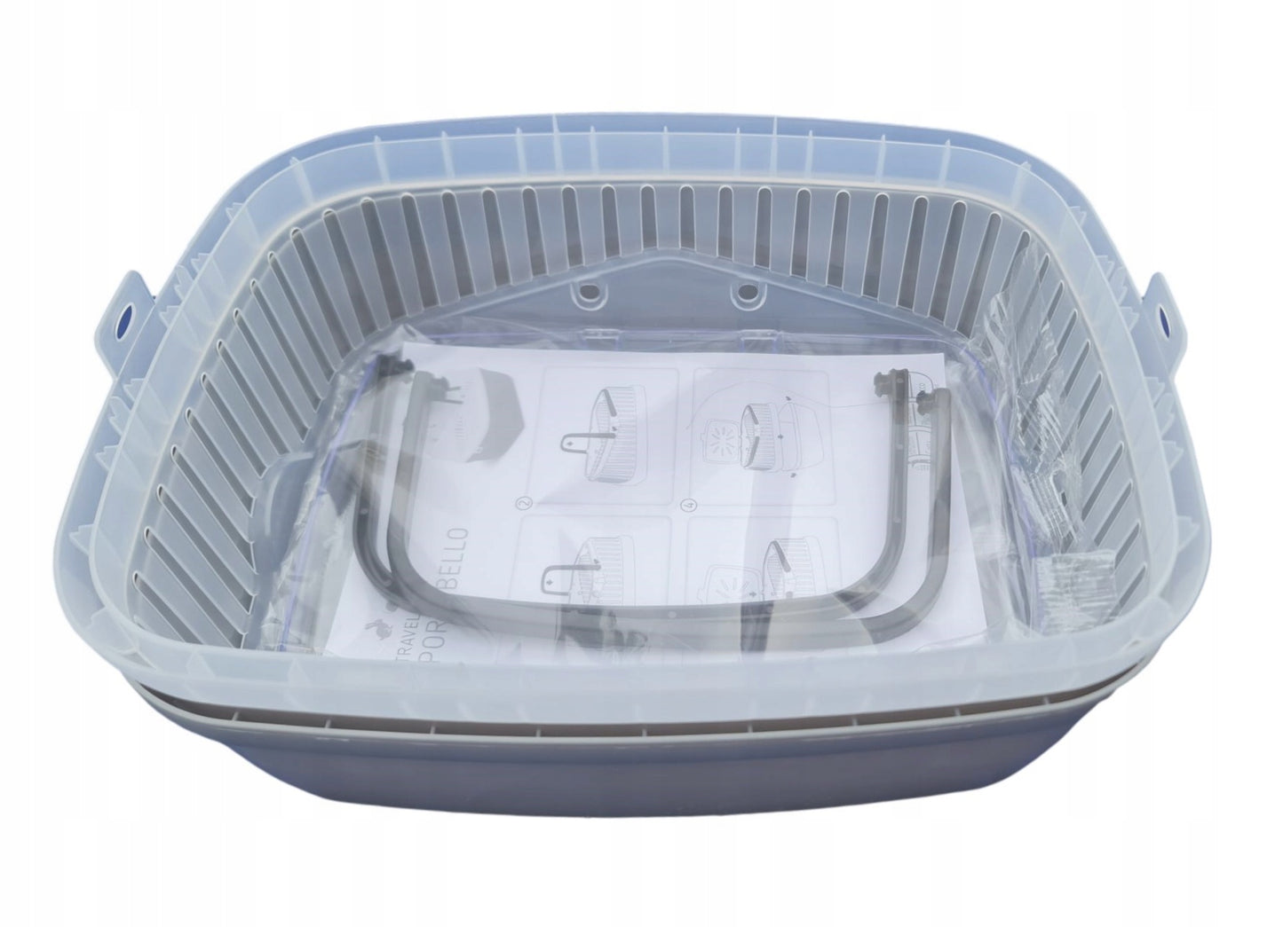 Panama Pet TRANSPORTERIS smulkiems gyvūnėliams pilkas 30cm