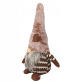 Pliušinis rudas Kalėdinis nykštukas 50 cm - Kalėdų dekoracija, puošmena