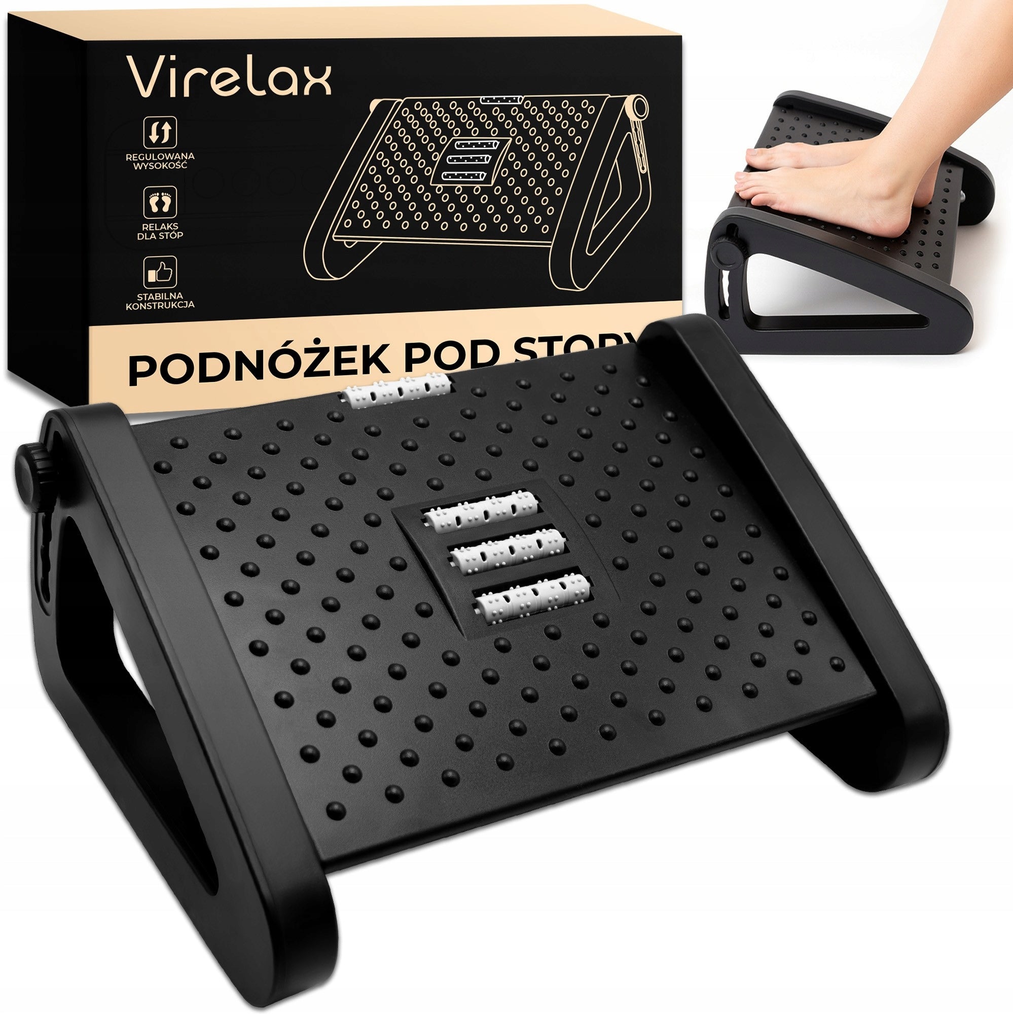 Biuro Pėdos Atrama Reguliuojama Neslystanti Platforma 6x