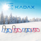 Lenktynių rogutės KUGOsnow pagamintos iš plastiko, PATVARIOS + stiprus laidas