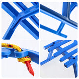 Lenktynių rogutės KUGOsnow pagamintos iš plastiko, PATVARIOS + stiprus laidas