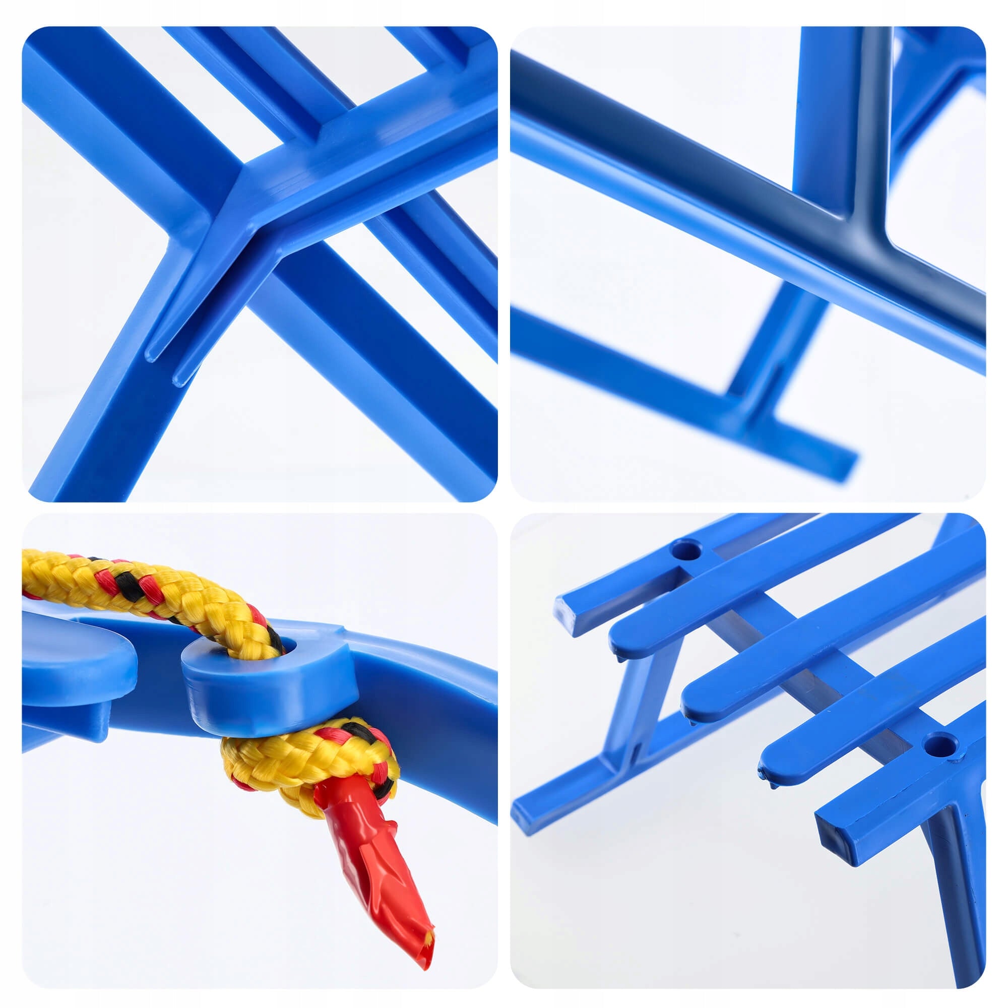 Lenktynių rogutės KUGOsnow pagamintos iš plastiko, PATVARIOS + stiprus laidas