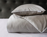 Pure medvilninio makosatino patalynės komplektas 180x200 Smėlio spalvos Premium