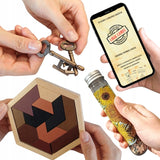 Dovana merginai, vaikinui, galvosūkiai, saulėgrąžos, IQ dėlionė LOGIC SET