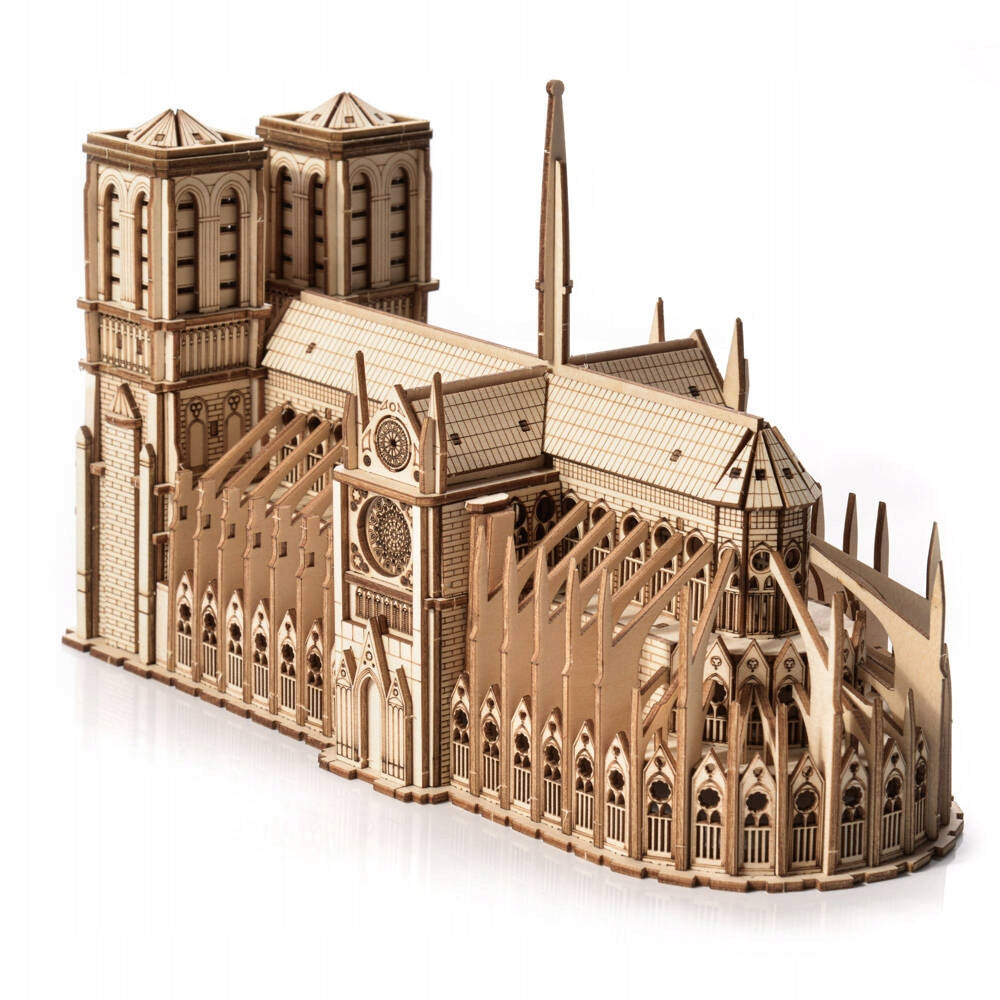 3D Dėlionė Medinis Modelis Little Story - Notre Dame Katedra DOVANAI