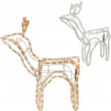 RENIFER LED šviečiantis lauko su judančia galva kalėdinis didelis statulėlė