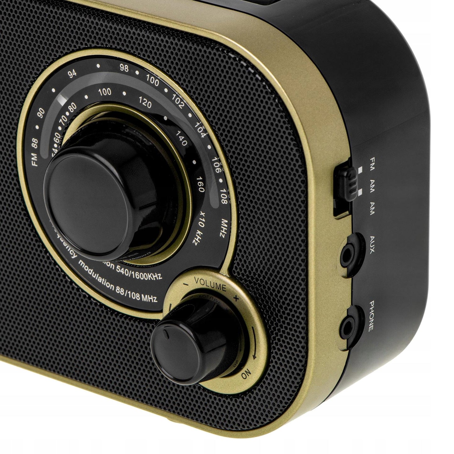 Virtuvės radijas maitinamas baterijomis, FM AM, namų garso įranga, teleskopinė antena