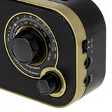 Virtuvės radijas maitinamas baterijomis, FM AM, namų garso įranga, teleskopinė antena