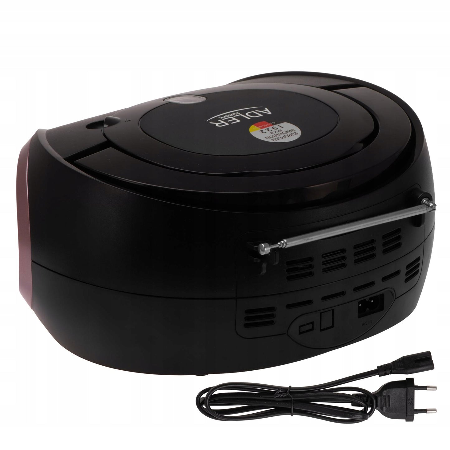 Nešiojamas radijo grotuvas Boombox su CD, MP3, USB, AUX, LCD, FM radijas Adler AD 1181